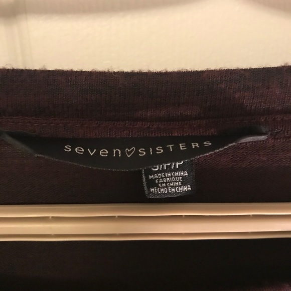 Seven Sisters -Long Sleeve Burgundy Midi Dress - S - Picture 6 of 8